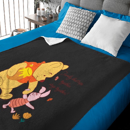 Disney Winnie the Pooh Piglet Group Family Trip Vacation Baby Blankets