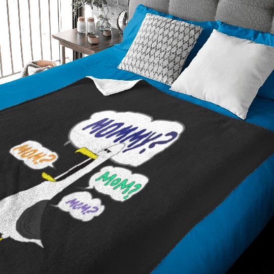 The Great Retro Mom Mommy Finding Nemo Seagull Mine Disney Cute Photographic Baby Blankets