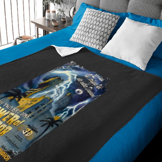 Retro Mickey And Friends Tower Of Terror Baby Blankets, Mickey And Friends Baby Blankets,  Disney Matching Trip 2024 Baby Blankets.