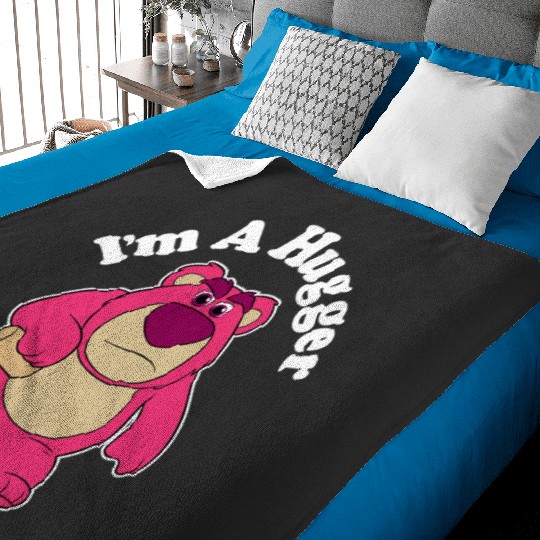 Disney Pixars Toy Story Im A Hugger Lotso The Bear Portrait Baby Blankets