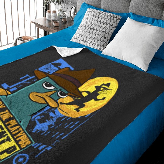 Disney Phineas And Ferb Perry The Platypus AKA Agent P Baby Blankets
