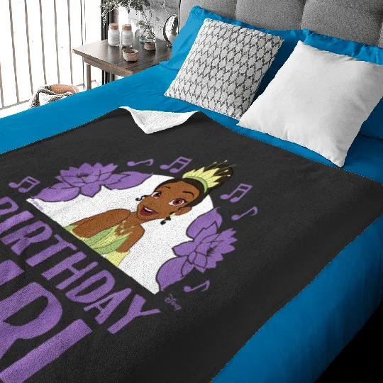 Kids Disney Princess Tiana Birthday Girl Baby Blankets