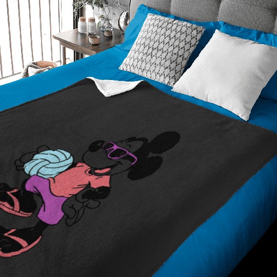 Disney Mickey Mouse Volleyball Baby Blankets
