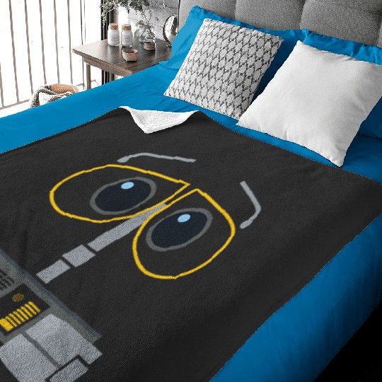 Disney Pixars WALLE Robot Big Face Halloween Costume Baby Blankets