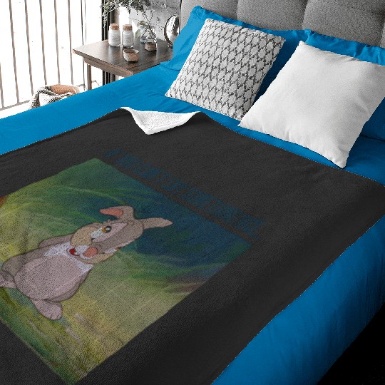 Disney Bambi Thumper If You Cant Say Something Nice Baby Blankets
