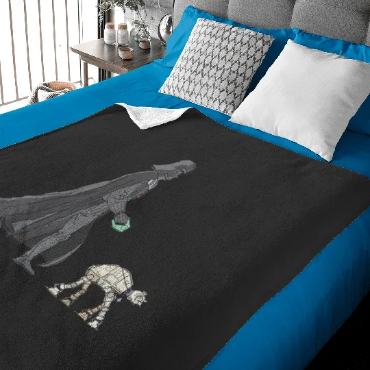 Darth Vader AT-AT Walker Disney+ T-Shirt Baby Blankets