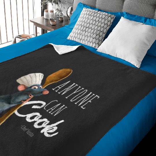 Womens Disney Pixarss Ratatouille Remy Anyone Can Cook VNeck Baby Blankets