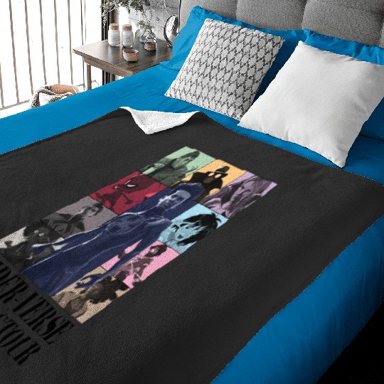 SpiderVerse Eras Tour with title Baby Blankets