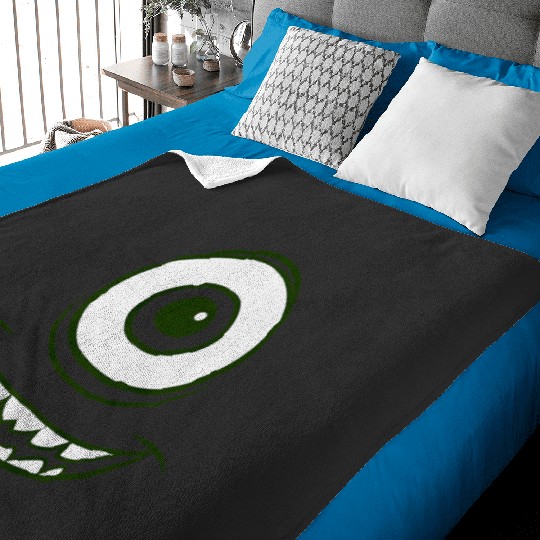 Disney Pixars Monsters Inc. Mike Wazowski Eye Premium Premium Baby Blankets