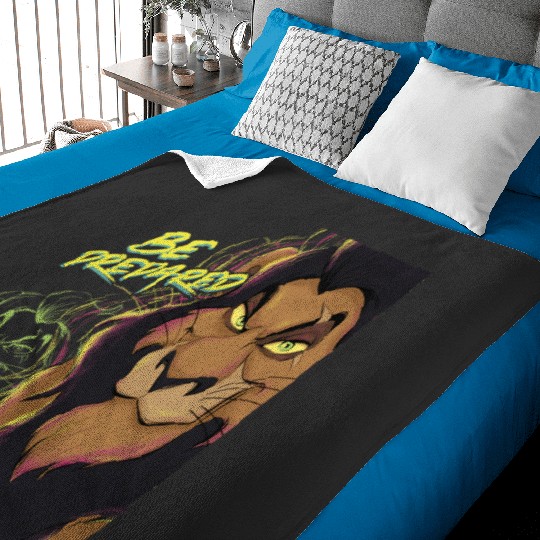 Disneys The Lion King Scar Be Prepared Villains Halloween Baby Blankets