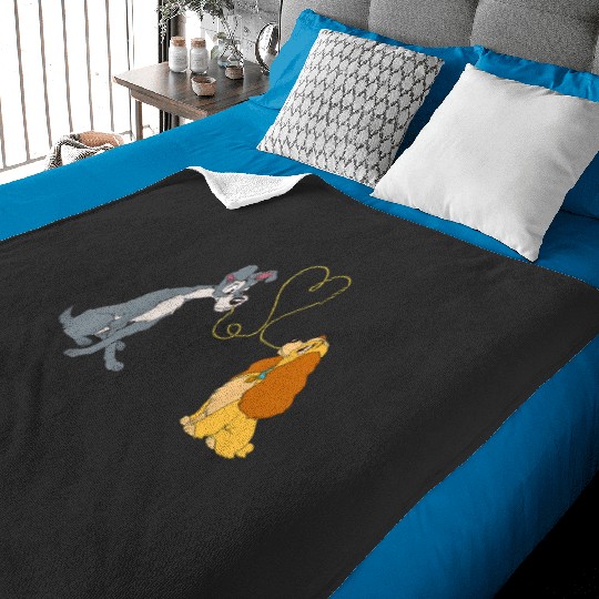 Disney Lady and The Tramp Bella Notte T-Shirt Baby Blankets