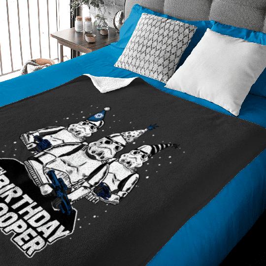 Stormtrooper Party Hats Trio 6th Birthday Disney+ T-Shirt Baby Blankets