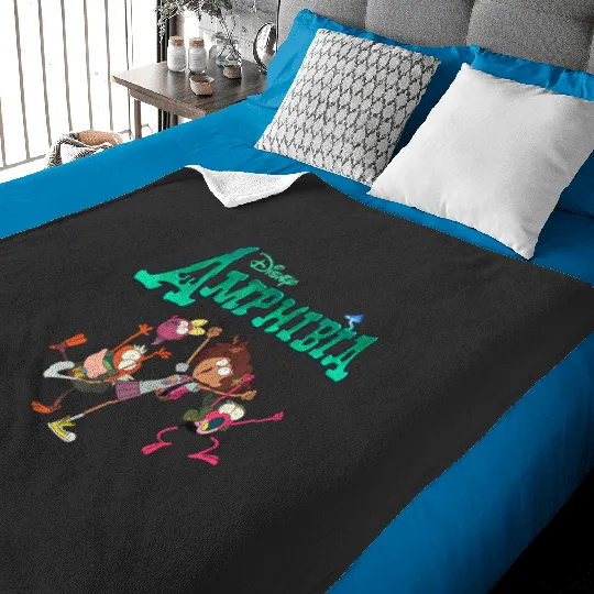 Disney Channel Amphibia T-Shirt Baby Blankets