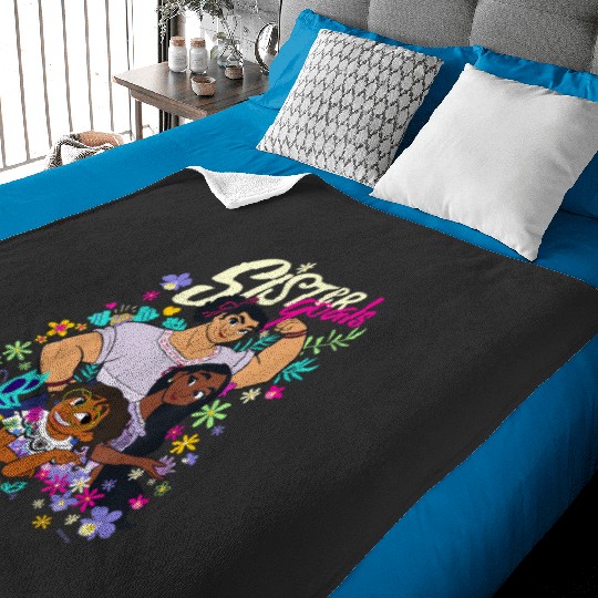 Disney Encanto Mirabel Isabela Luisa Sister Goals T-Shirt Baby Blankets