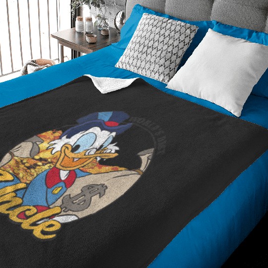 Disney DuckTales Scrooge McDuck World's Best Uncle T-Shirt Baby Blankets
