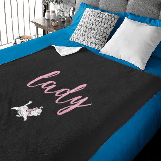 Disney The Aristocats Marie Because I'm A Lady T-Shirt Baby Blankets