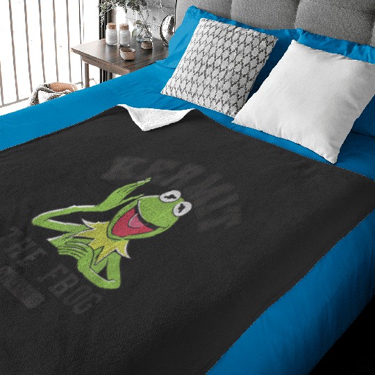 Disney The Muppets K the frog Since 1955 Collegiate T-Shirt Baby Blankets