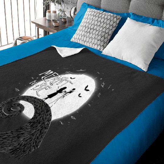 Disney The Nightmare Before Christmas Jack And Sally T-Shirt Baby Blankets