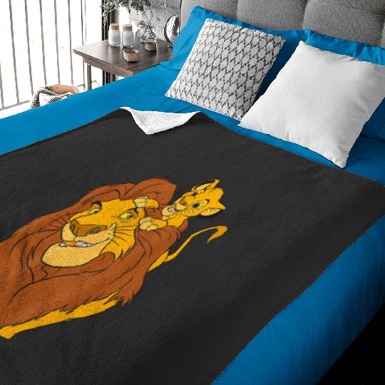 Disney The Lion King Simba and Mufasa Father and Son T-Shirt T-Shirt Baby Blankets