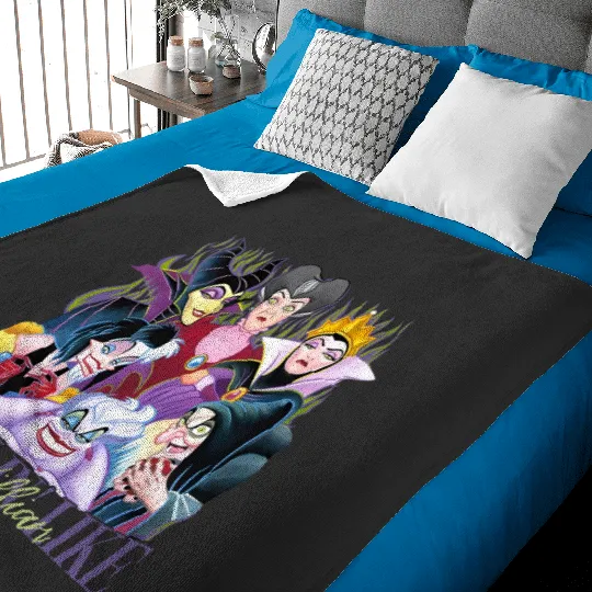 Chillin Like A Villian Baby Blankets, Disney Villians Halloween Villains The Evil Tour Baby Blankets