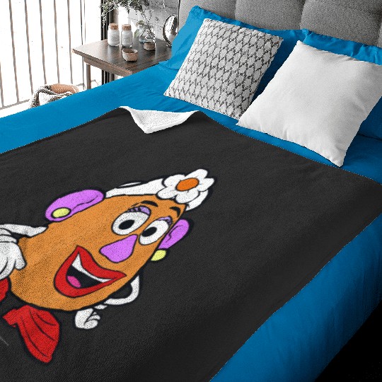 Disney Pixars Toy Story Mrs. Potato Head Big Portrait T-Shirt Baby Blankets