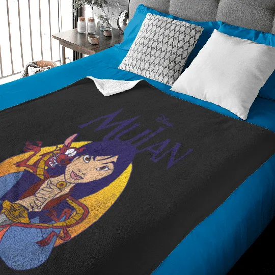 Disney Mulan Mulan Mushu Baby Blankets