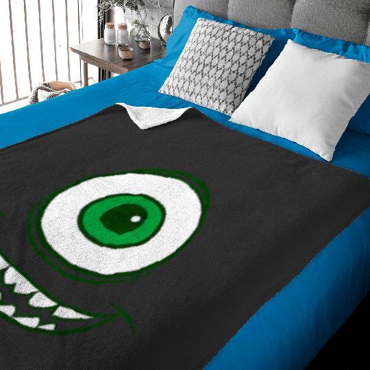 Disney Monsters Inc. Mike Wazowski Halloween Baby Blankets
