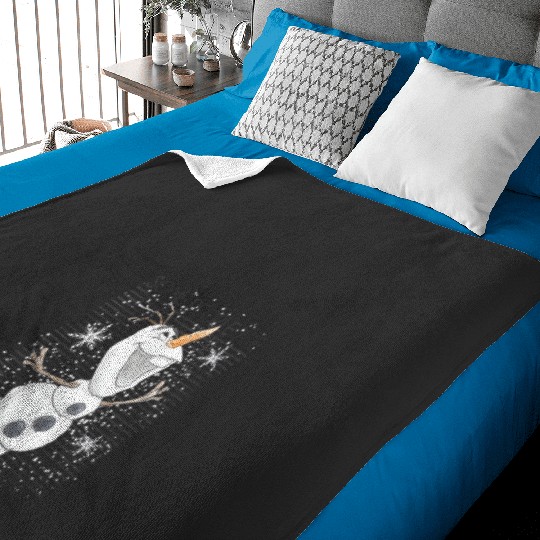 Womens Disney Frozens Olaf Some People Are Worth Melting For V-Neck T-Shirt Baby Blankets