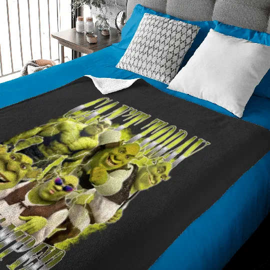 Can't Today I'm Swamped, Shrek Baby Blankets, Disney Fiona Princess, Shrek and Fiona, Sassy Shrek Baby Blankets, Funny Shrek  Baby Blankets