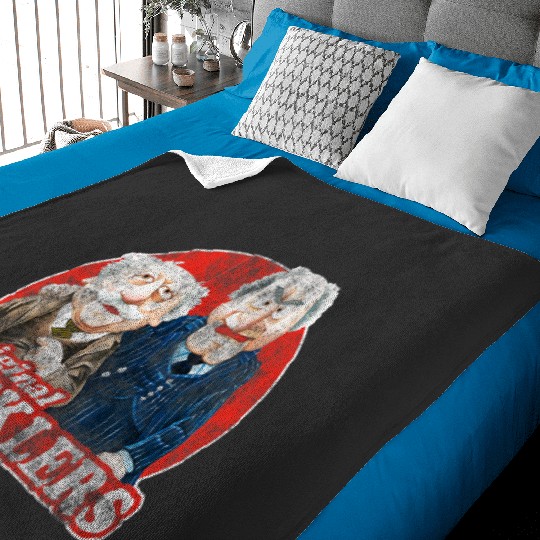 Disney The Muppets The Original Hecklers Distressed Baby Blankets