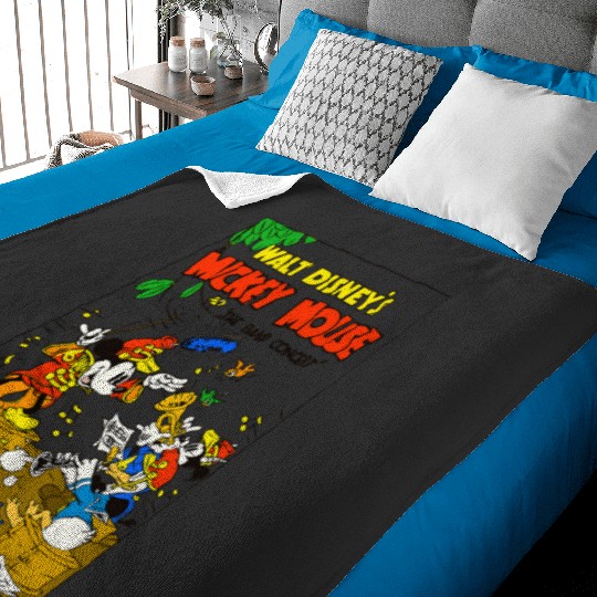 Disney Mickey Mouse The Band Concert Donald Duck Baby Blankets