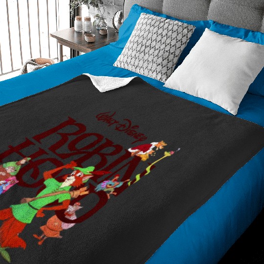 Retro Disney Robin Hood 1973  Baby Blankets, Robin Hood Baby Blankets