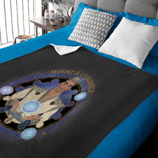 Disney Wish King Magnifico What A Charmer Celestial Portrait Baby Blankets