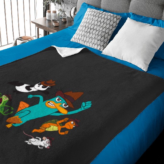 Disney Channel Phineas and Ferb O.W.C.A. Baby Blankets