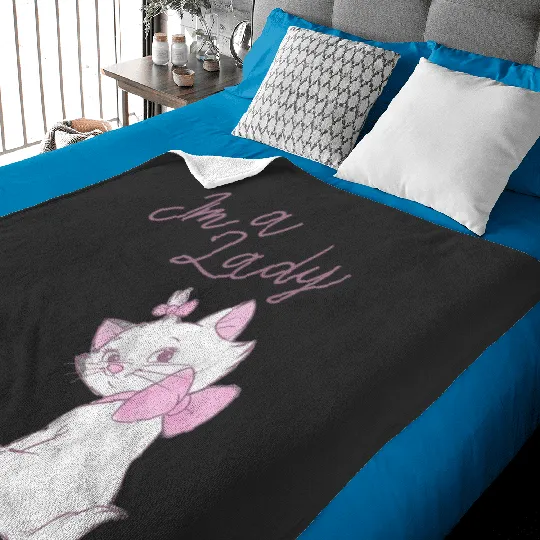 Disney The Aristocats Marie Im A Lady Text Baby Blankets