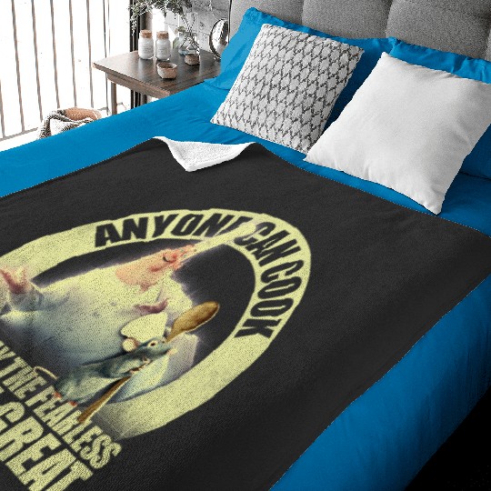 Disney Pixarss Ratatouille Anyone Can Cook Vintagess Badge Baby Blankets