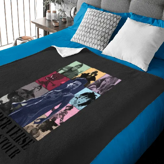 SpiderVerse Eras Tour with title Baby Blankets