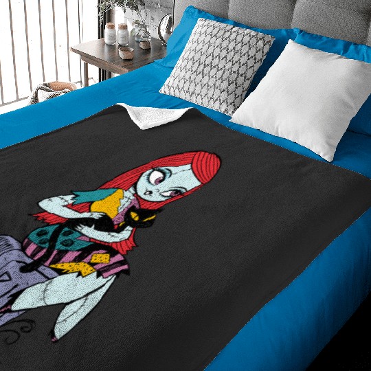 Disney The Nightmare Before Christmas Sally and Cat Baby Blankets