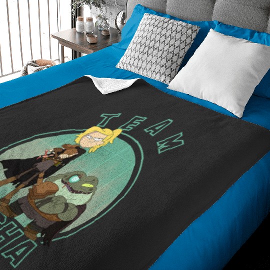 Disney Channel Amphibia Team Sasha Baby Blankets