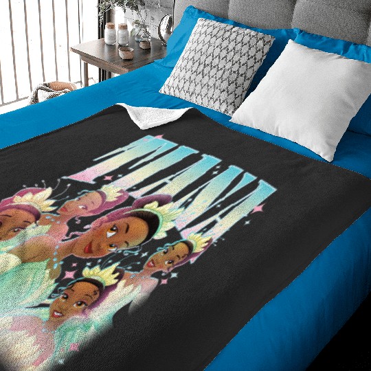 Disney The Princess And The Frog Beautiful Tiana Portraits Baby Blankets