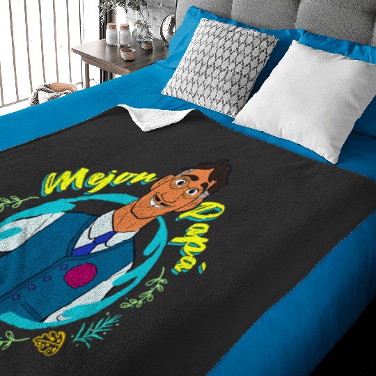 Disney Encanto Agustin Madrigal Mejor Papa Baby Blankets