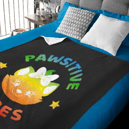 Disney The Aristocats Marie Pawsitive Vibes Baby Blankets