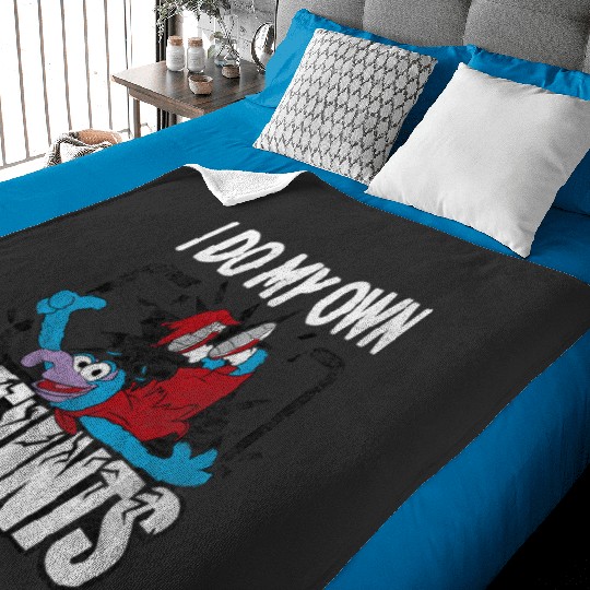 Disney The Muppets Gonzo Falling I Do My Own Stunts Poster Baby Blankets