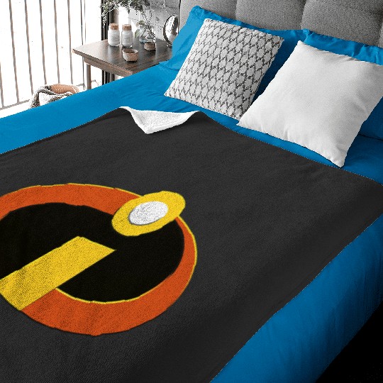 Disney Pixars Incredibles Chest Logo Costume Halloween Baby Blankets