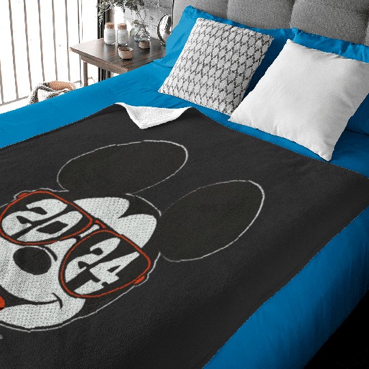 Disney Mickey Mouse Class of 2024 Graduation 24 Sunglasses Baby Blankets