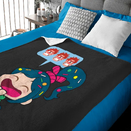 Disney Ralph Breaks the Internet Laughing Vanellope Baby Blankets