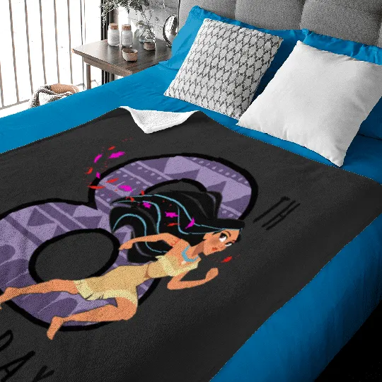 Disney Pocahontas 8th Birthday Cartoon Portrait Baby Blankets