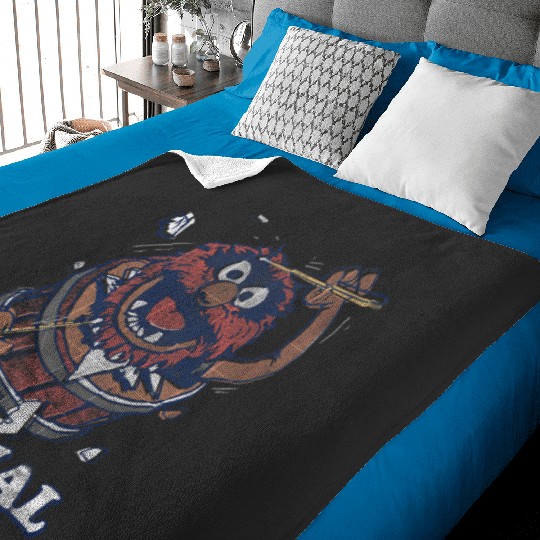 Disney The Muppets  Animal Wild Drummer Bust Through Baby Blankets