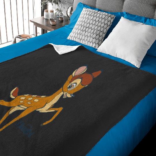 Disney Bambi Simple Portrait Logo Baby Blankets