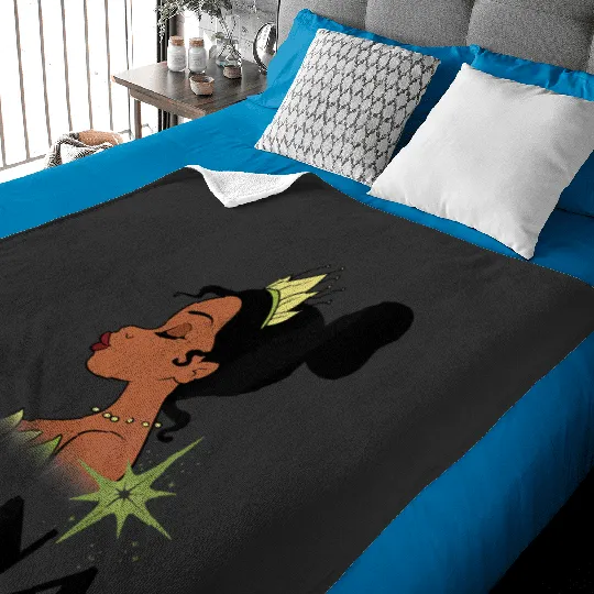 Womens Disney The Princess And The Frog His Tiana Couples VNeck Baby Blankets